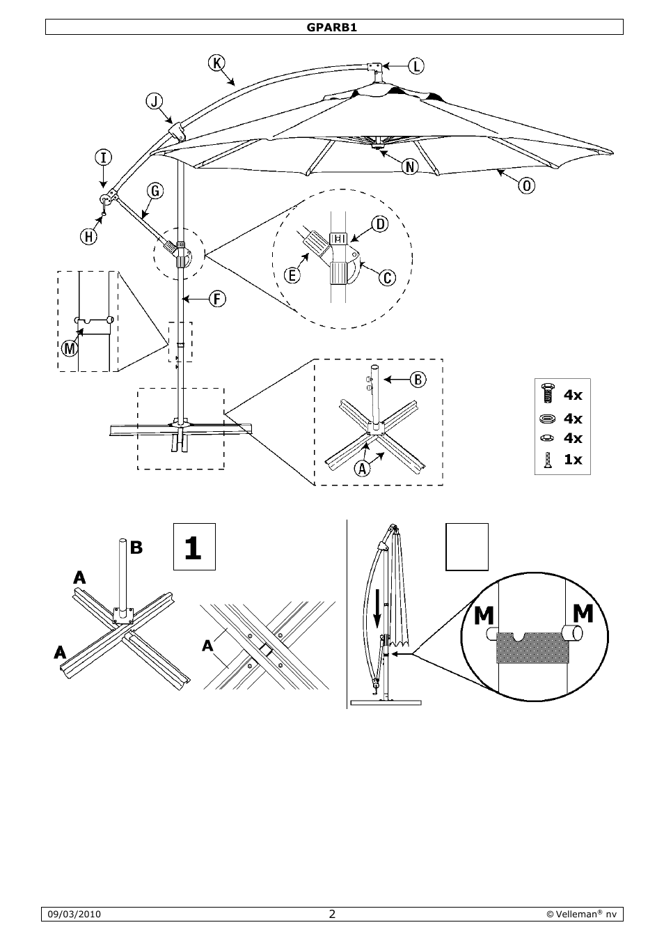 Velleman GPARB1 User Manual | Page 2 / 18