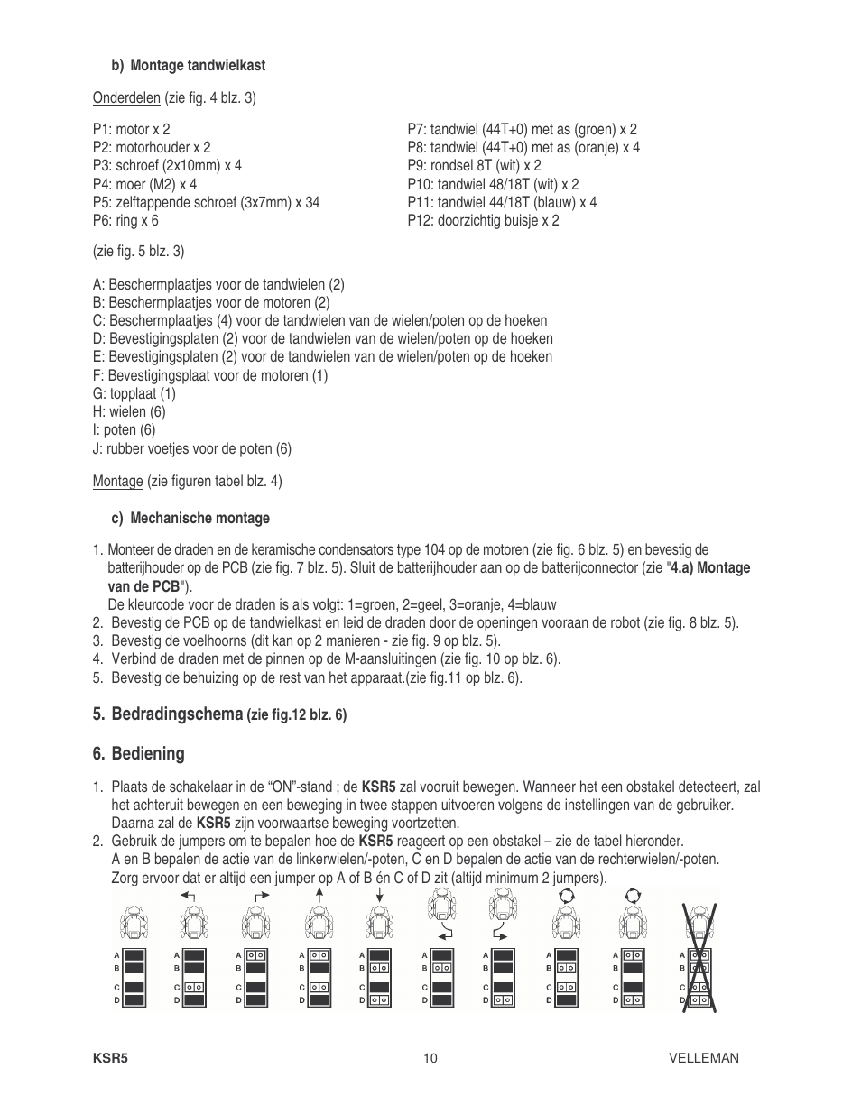 Velleman KSR5 User Manual | Page 10 / 21