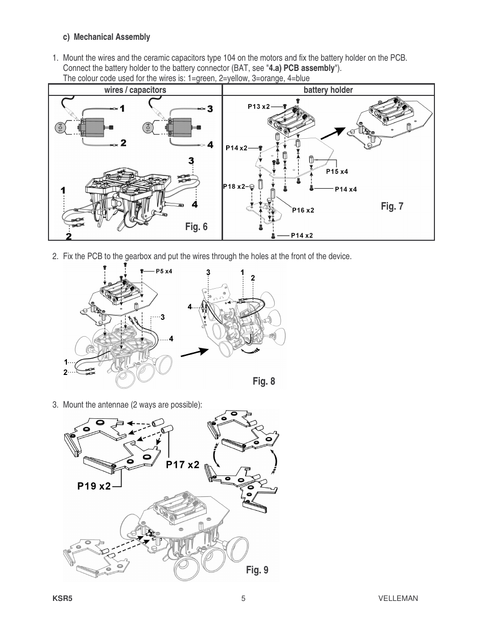 Velleman KSR5 User Manual | Page 5 / 21