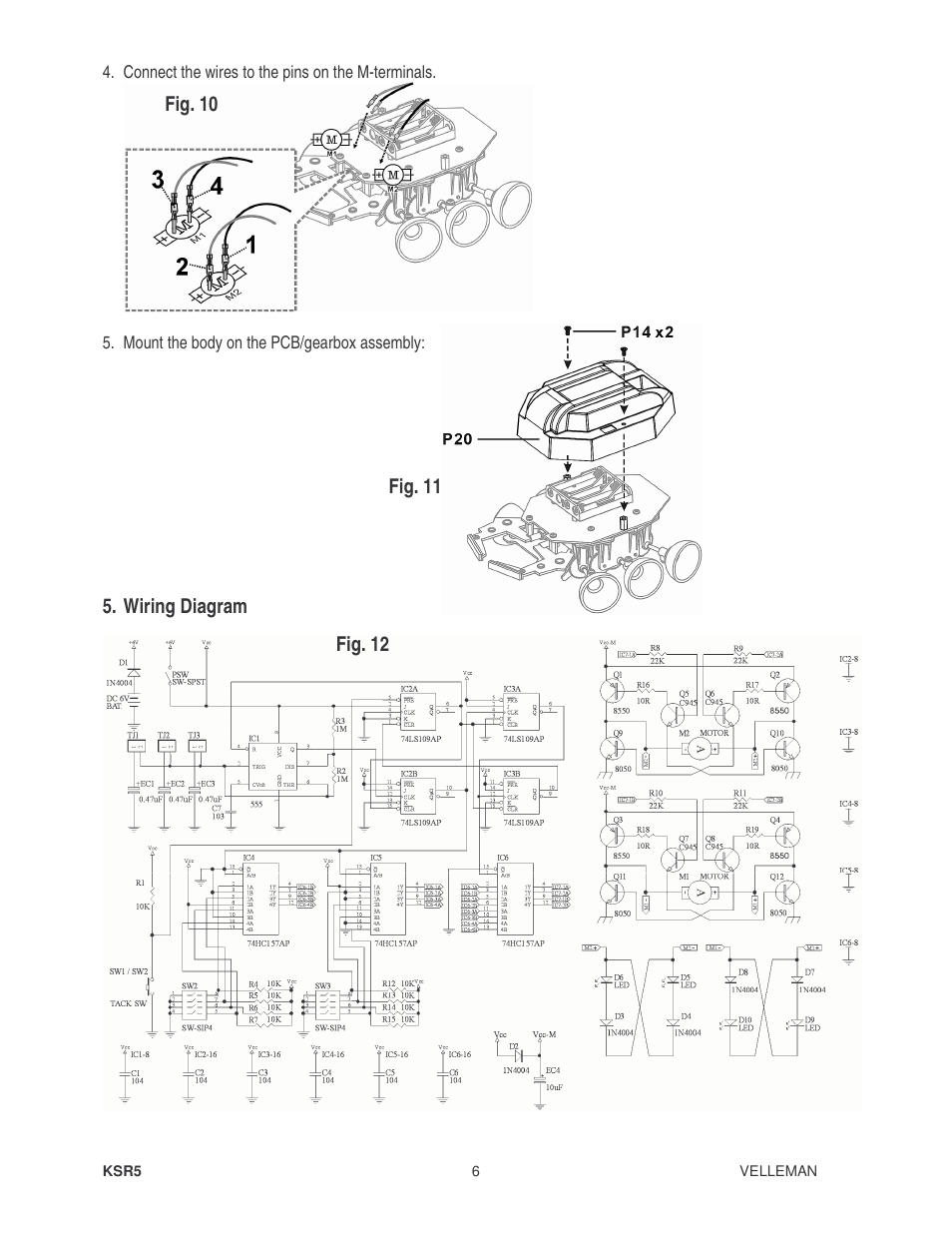 Velleman KSR5 User Manual | Page 6 / 21