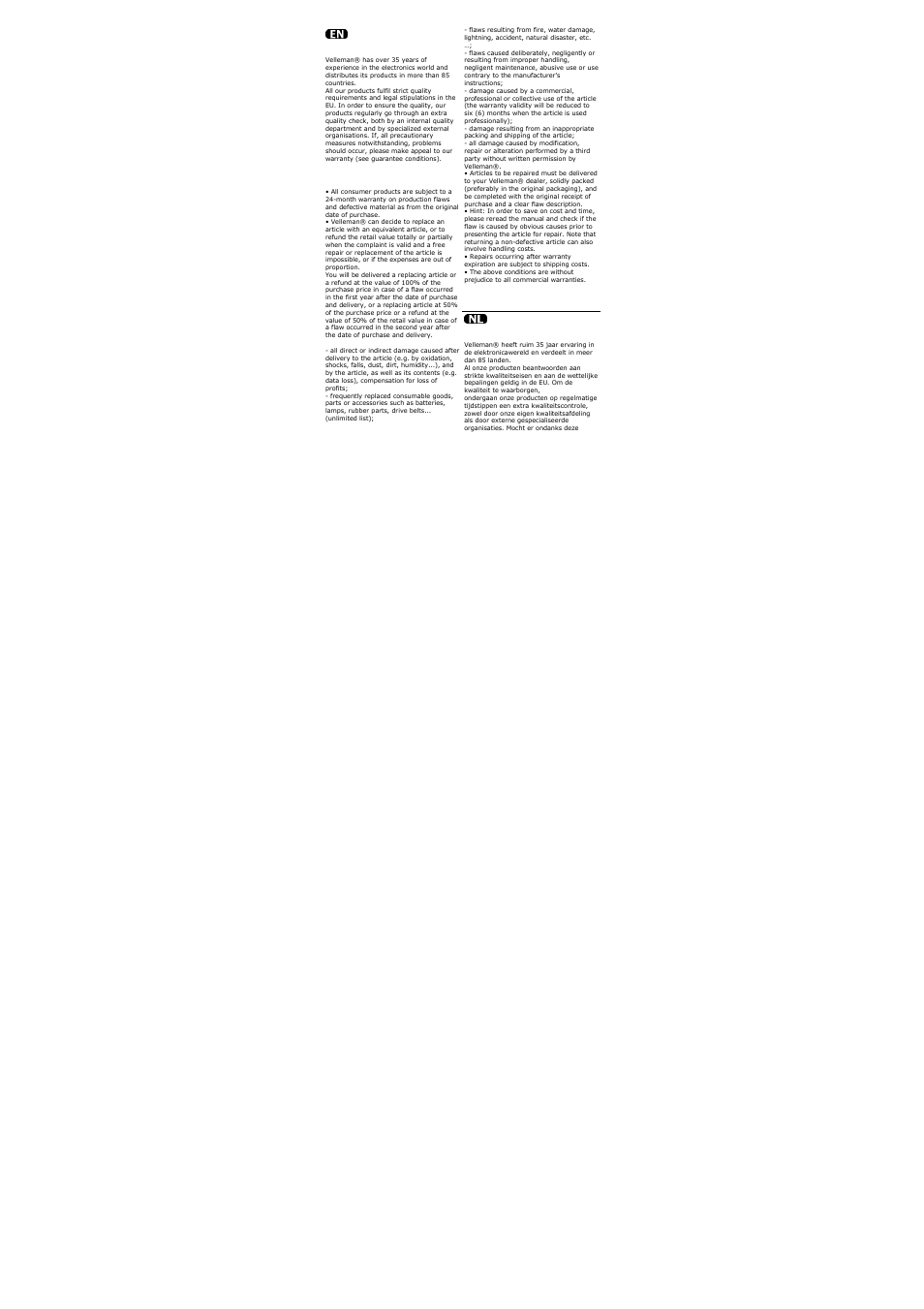 Velleman CAMCOLMBLAH2 User Manual | Page 13 / 17