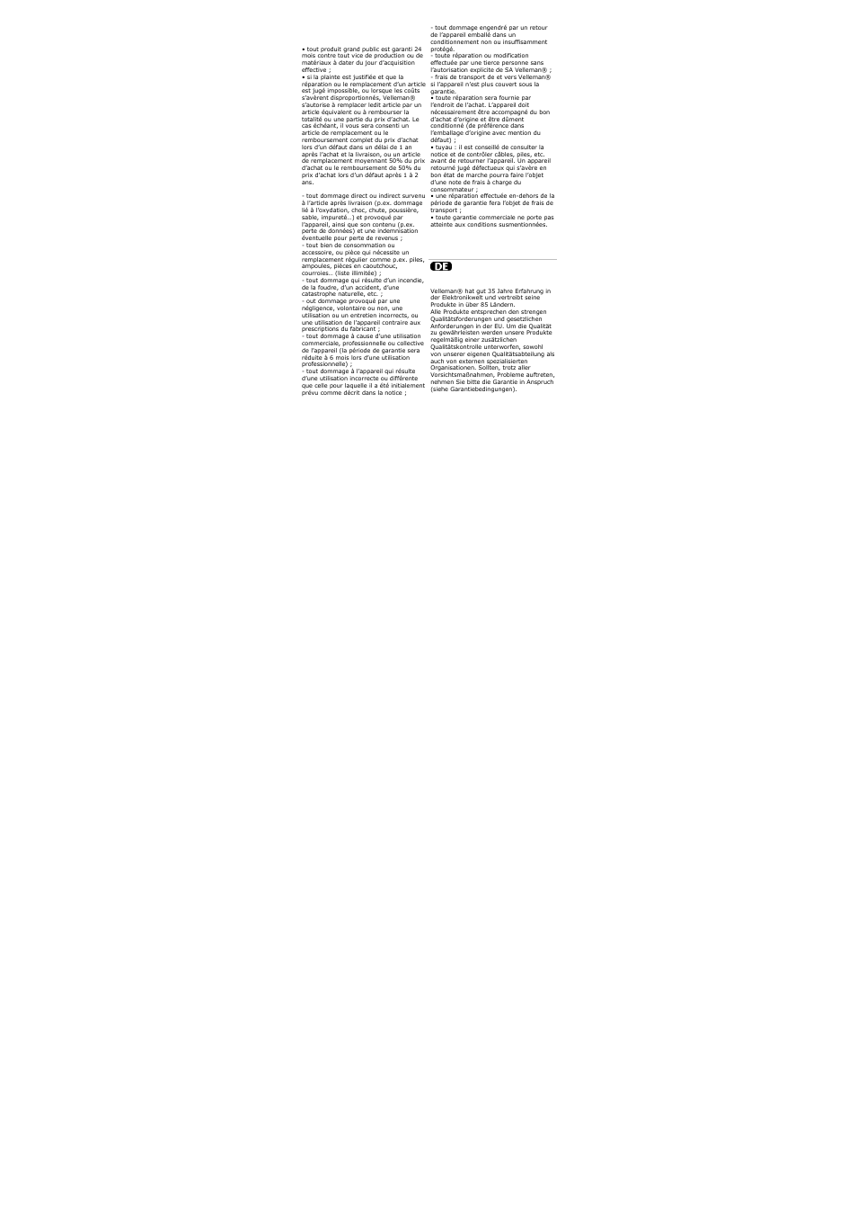 Velleman CAMCOLMBLAH2 User Manual | Page 15 / 17