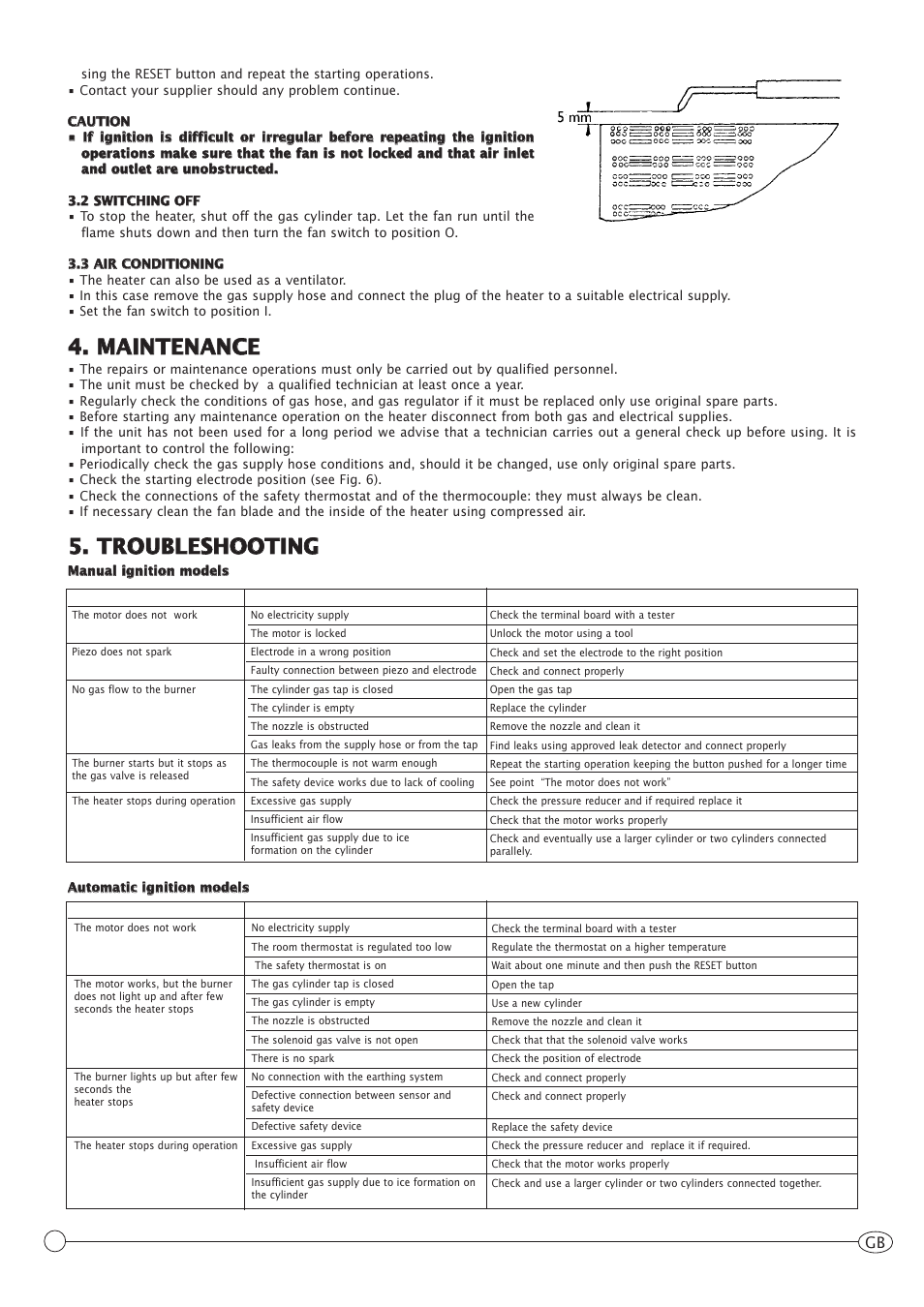 M ma aiin nt te en na an nc ce e, T tr ro ou ub bl le es sh ho oo ot tiin ng g | Velleman ASTRO-10 User Manual | Page 5 / 41