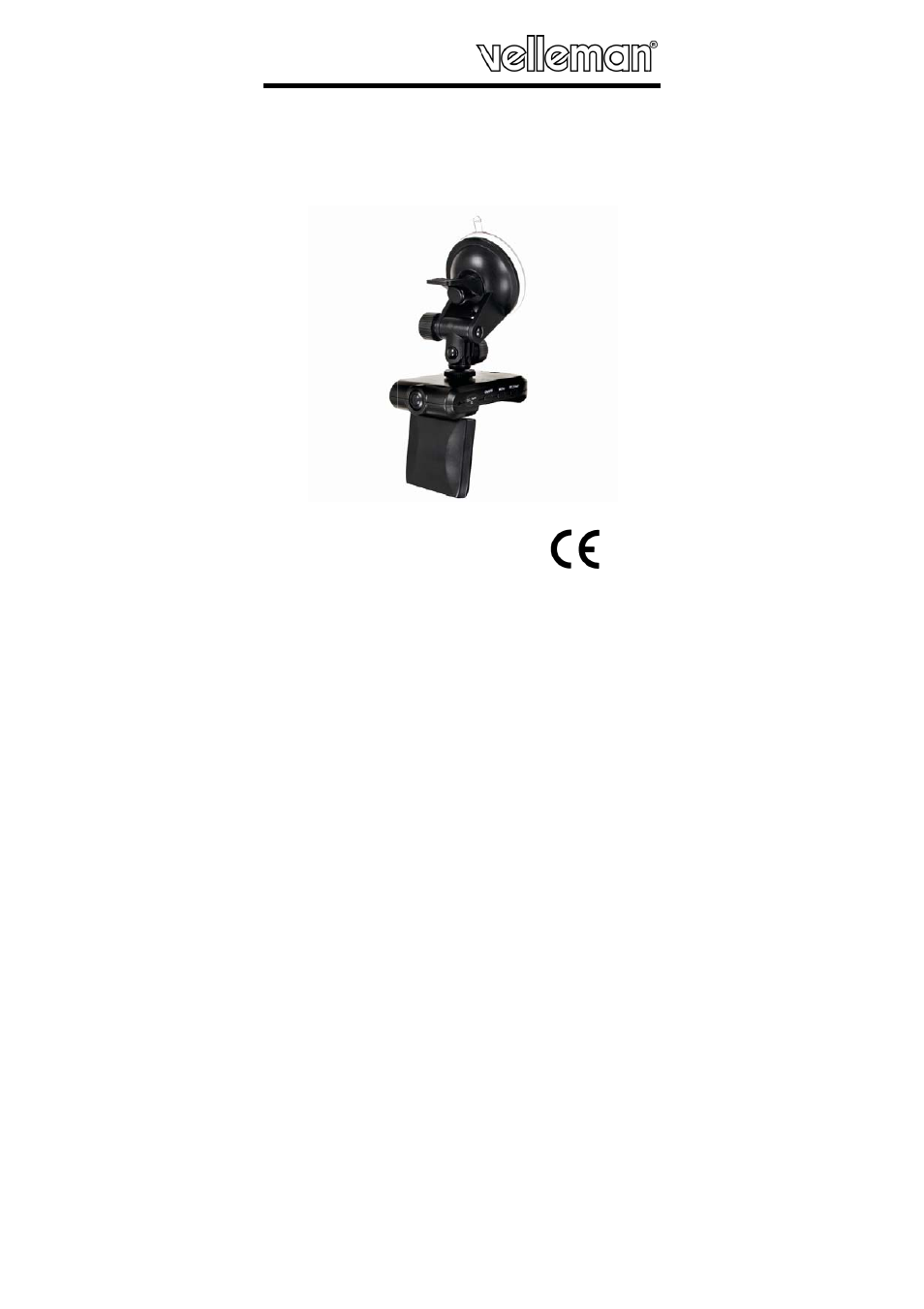 Velleman CAMCOLVC15 User Manual | 22 pages
