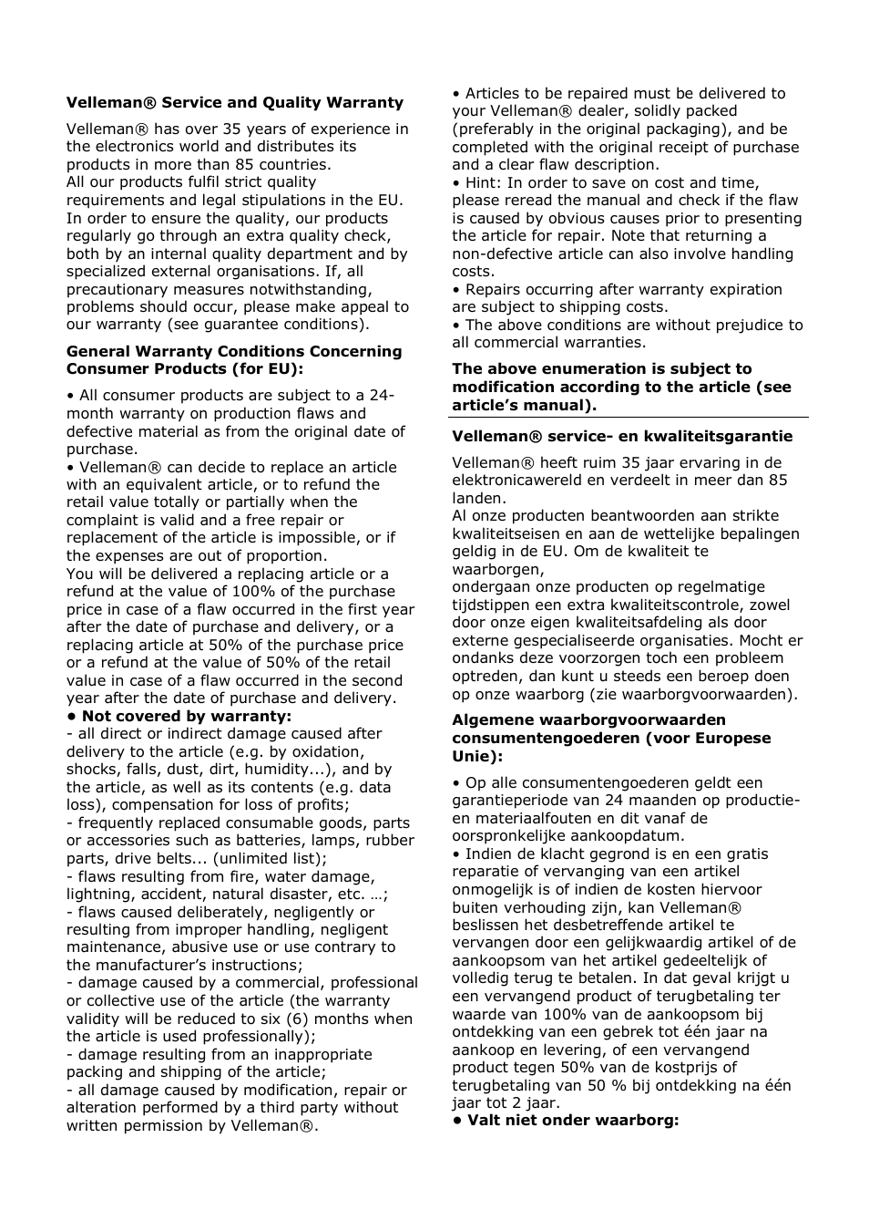 Velleman DVM401 User Manual | Page 47 / 51