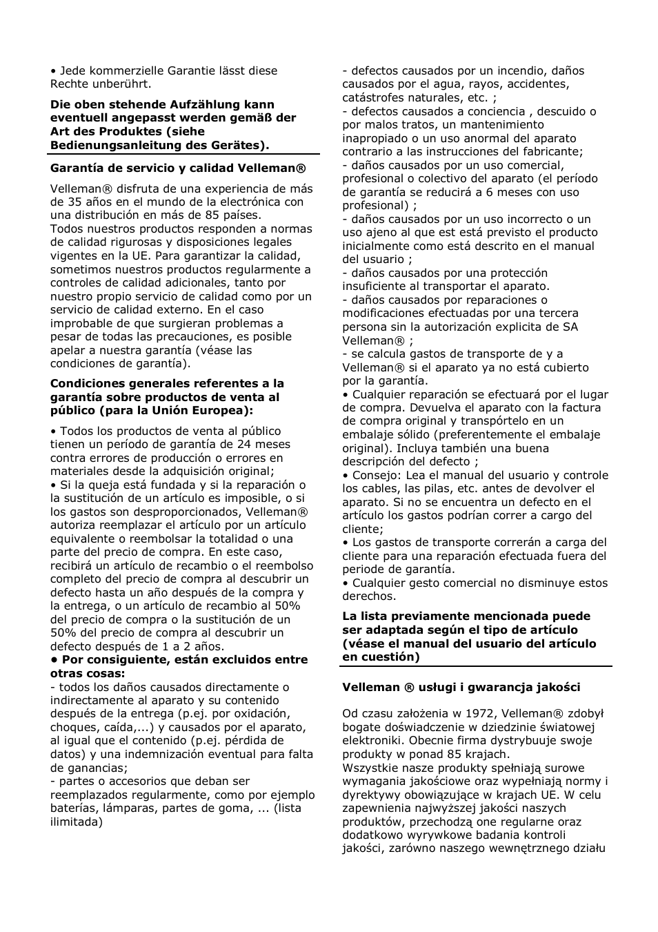 Velleman DVM401 User Manual | Page 50 / 51