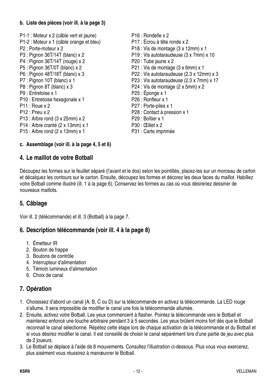 Velleman KSR9 User Manual | Page 12 / 17