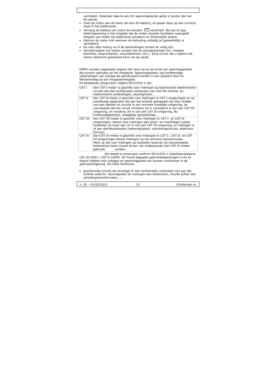 Velleman DVM893 User Manual | Page 21 / 84