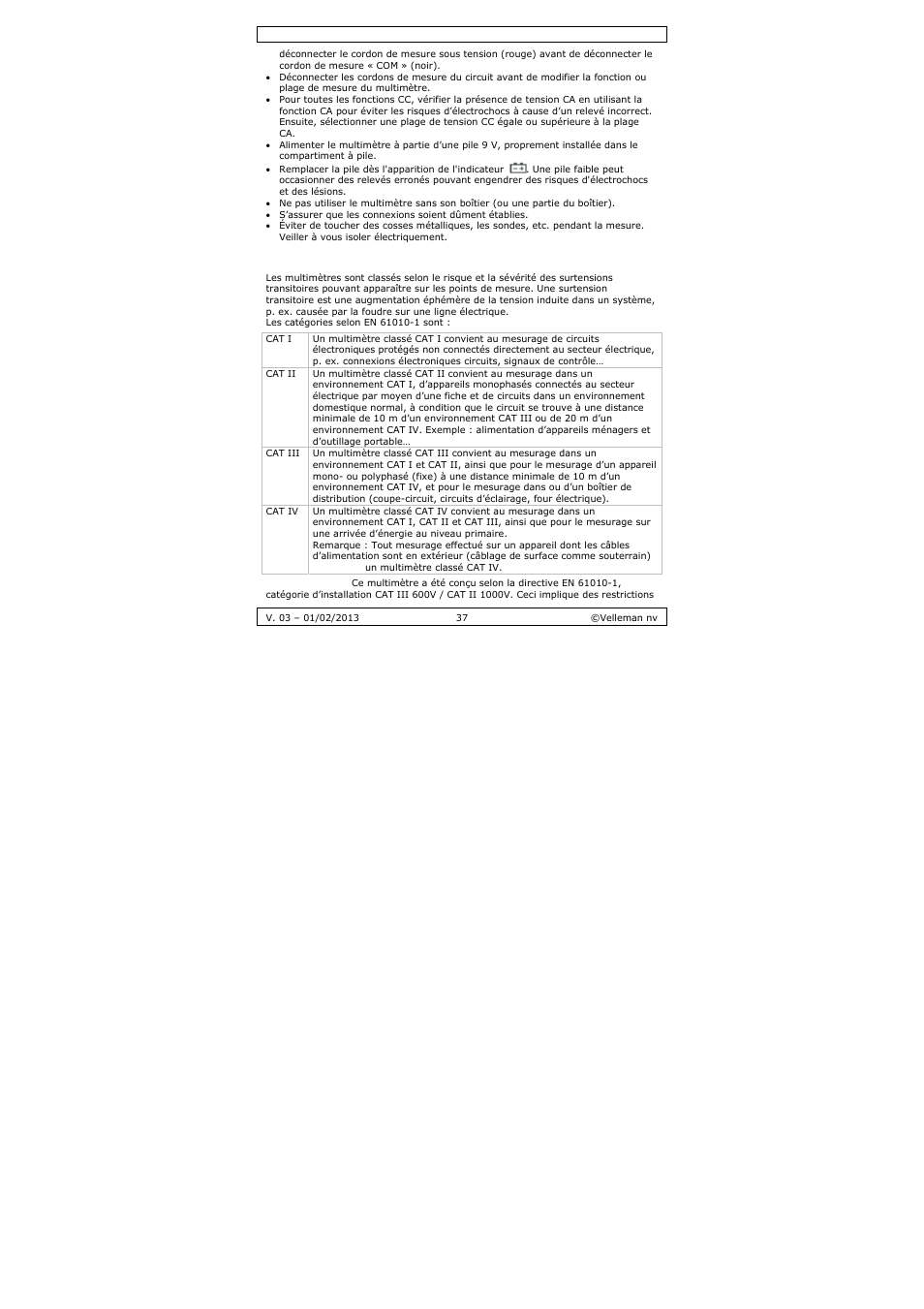 Velleman DVM893 User Manual | Page 37 / 84