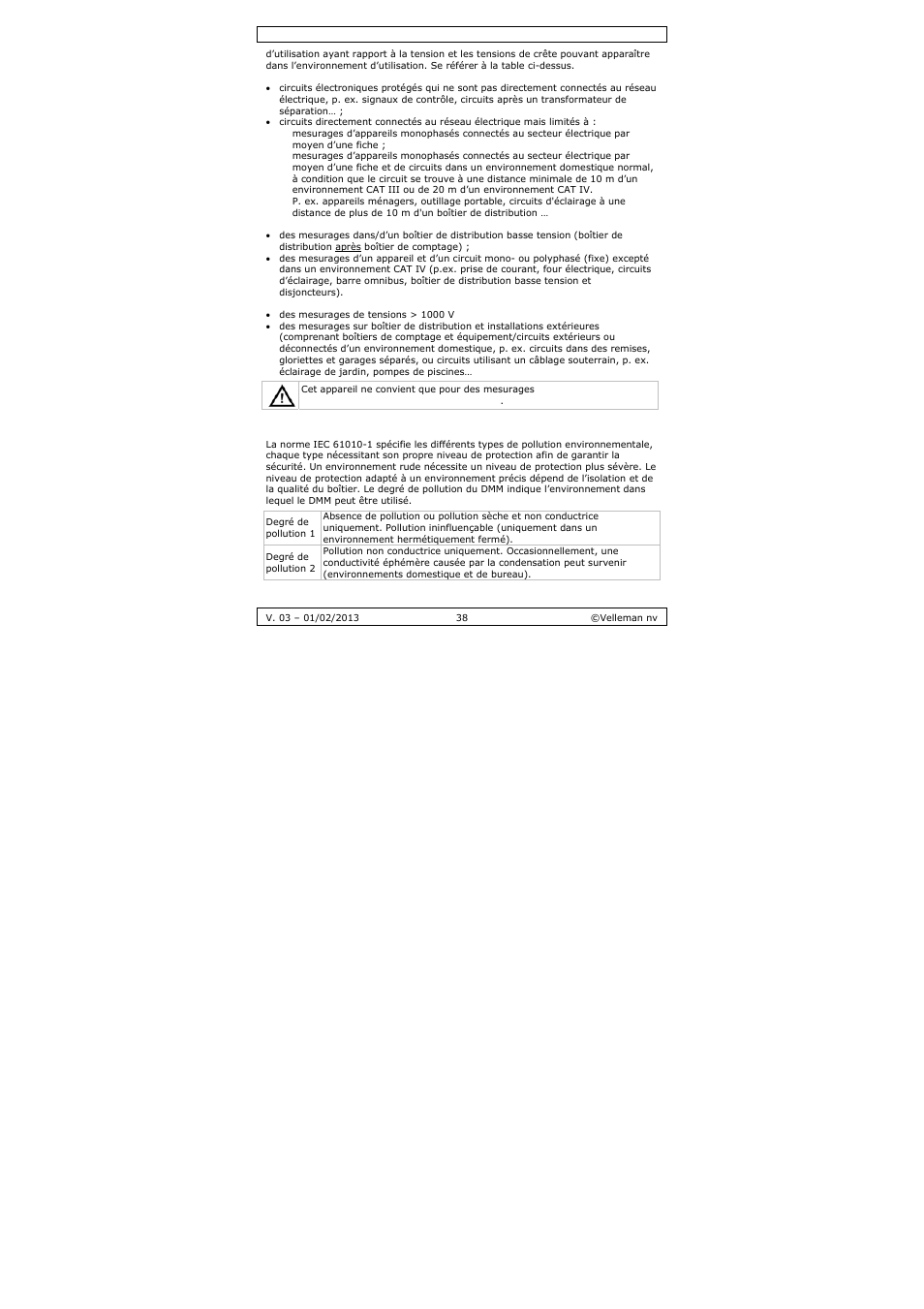 Velleman DVM893 User Manual | Page 38 / 84