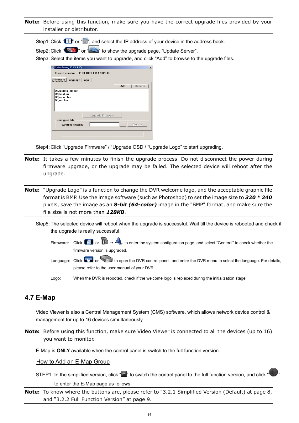 7 e-map | Velleman Central Management System User Manual | Page 17 / 43