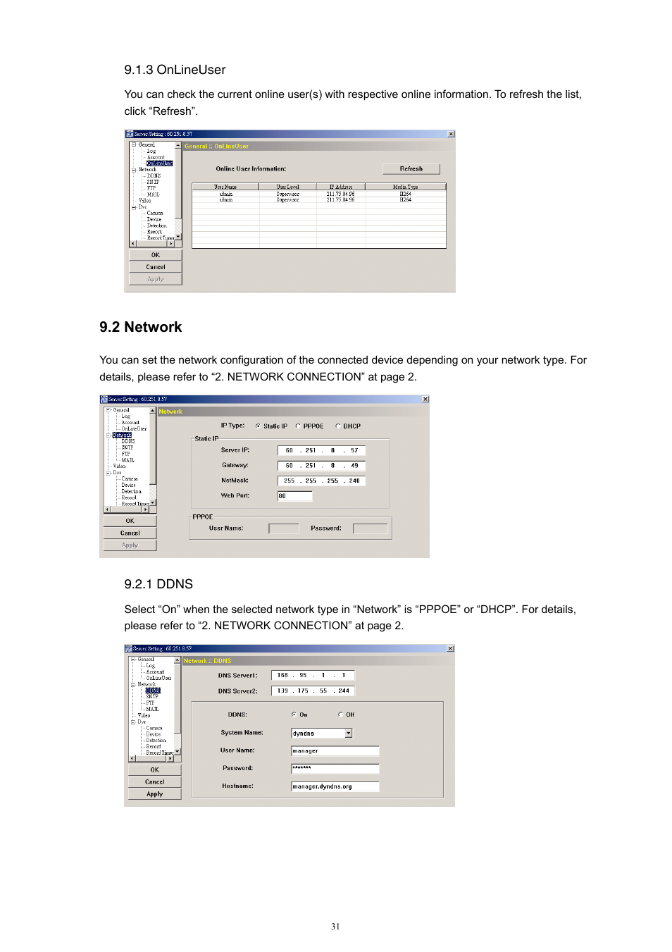 2 network | Velleman Central Management System User Manual | Page 34 / 43