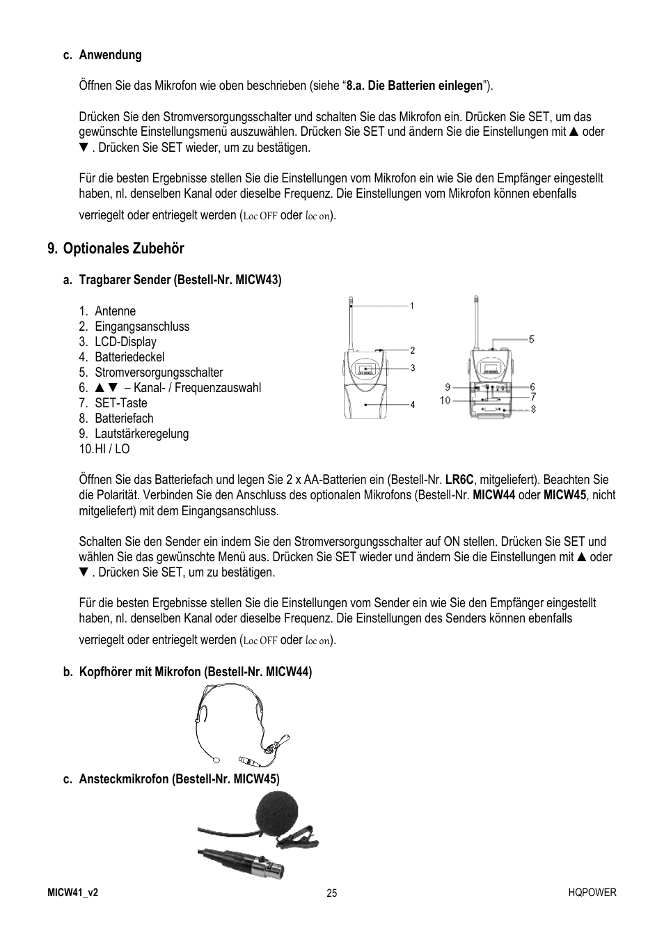 Velleman MICW41 User Manual | Page 25 / 34