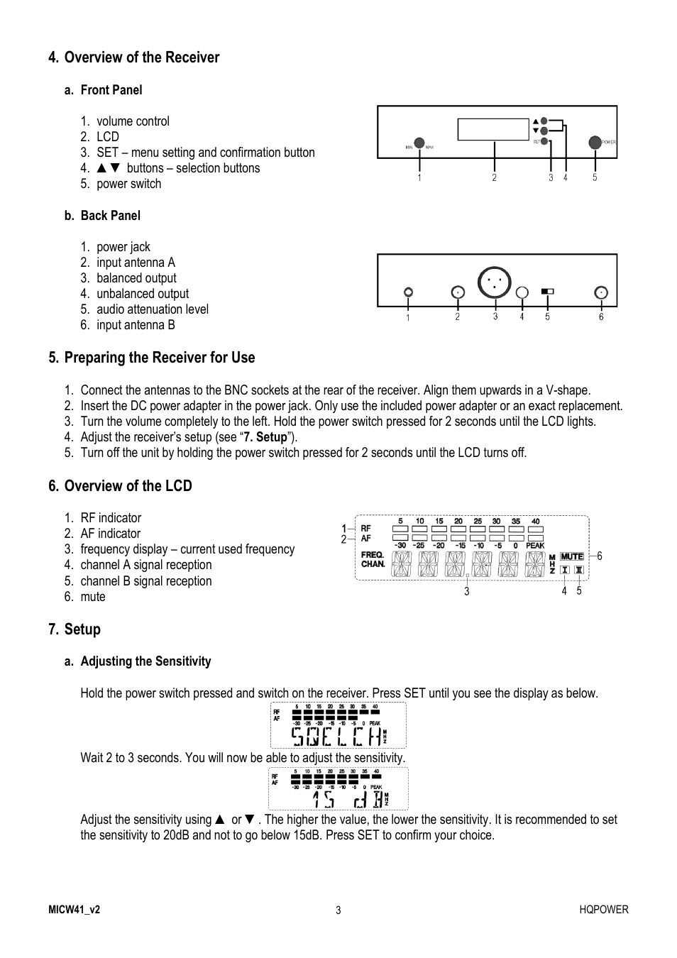 Velleman MICW41 User Manual | Page 3 / 34