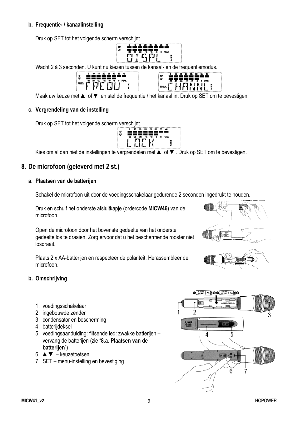 Velleman MICW41 User Manual | Page 9 / 34