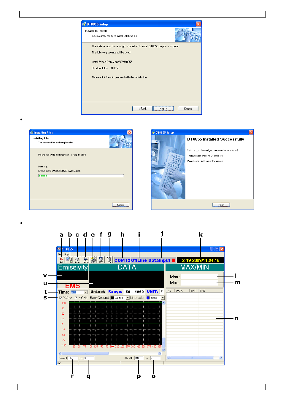 Software description | Velleman DVM8855 User Manual | Page 8 / 49