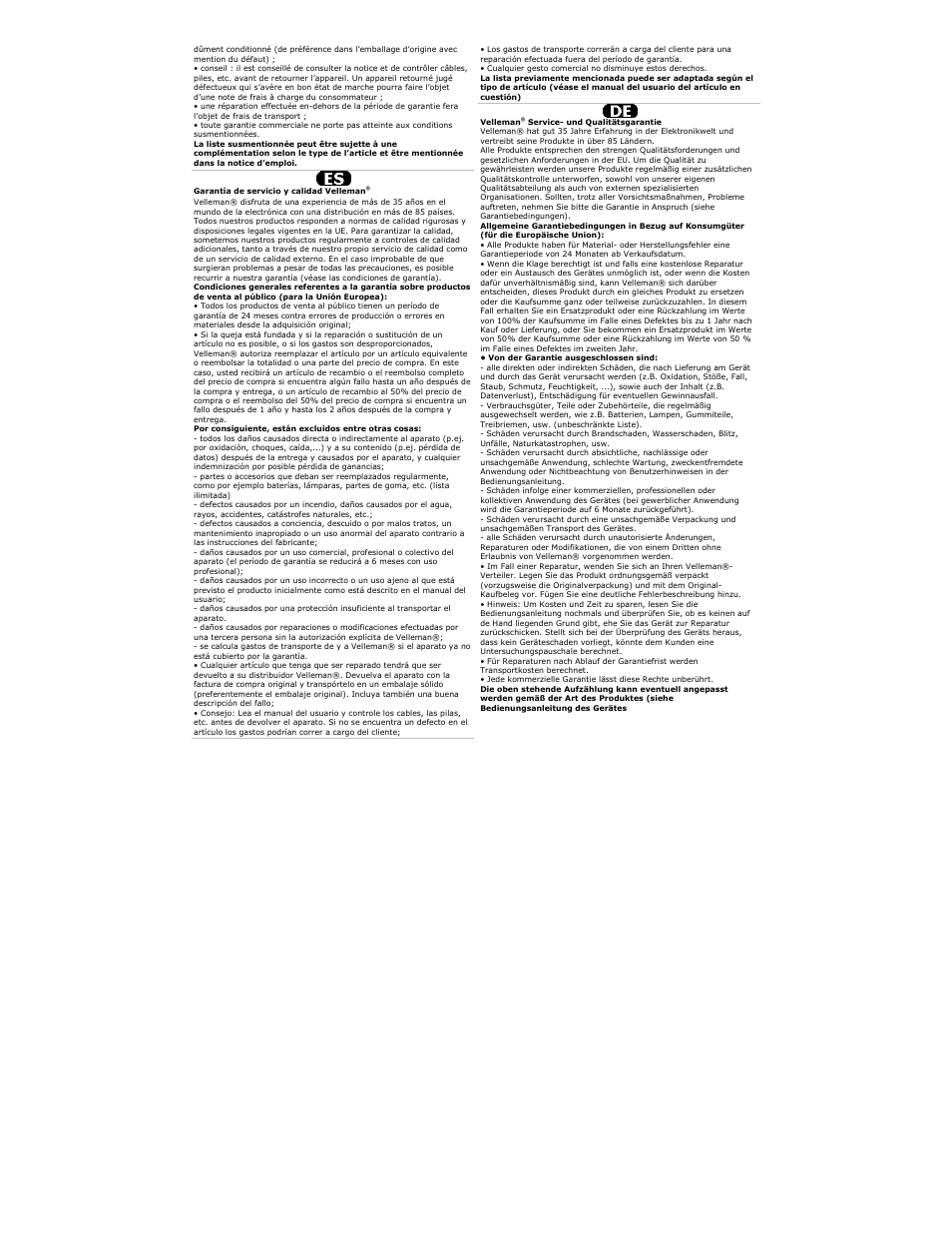 Velleman CAMCOLI3 User Manual | Page 17 / 17