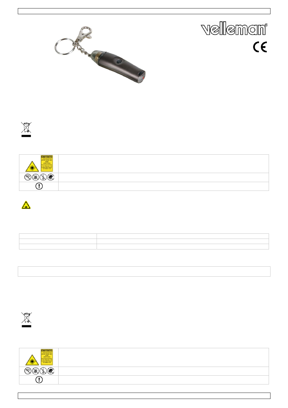 Velleman LPP6 User Manual | 4 pages