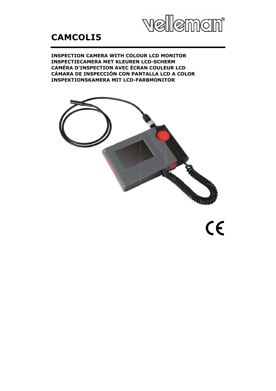 Velleman CAMCOLI5 User Manual | 37 pages