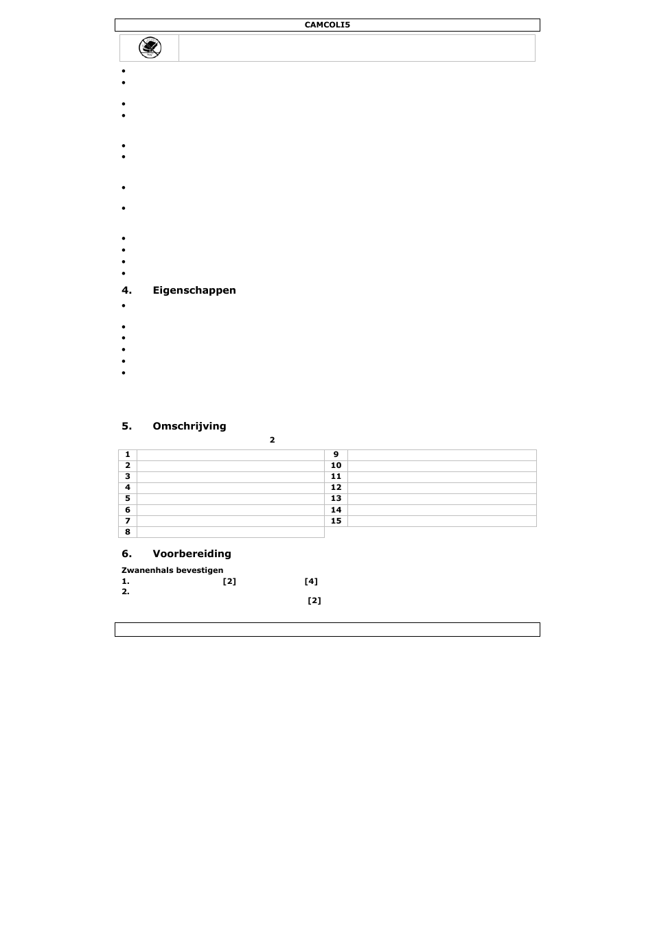 Velleman CAMCOLI5 User Manual | Page 10 / 37