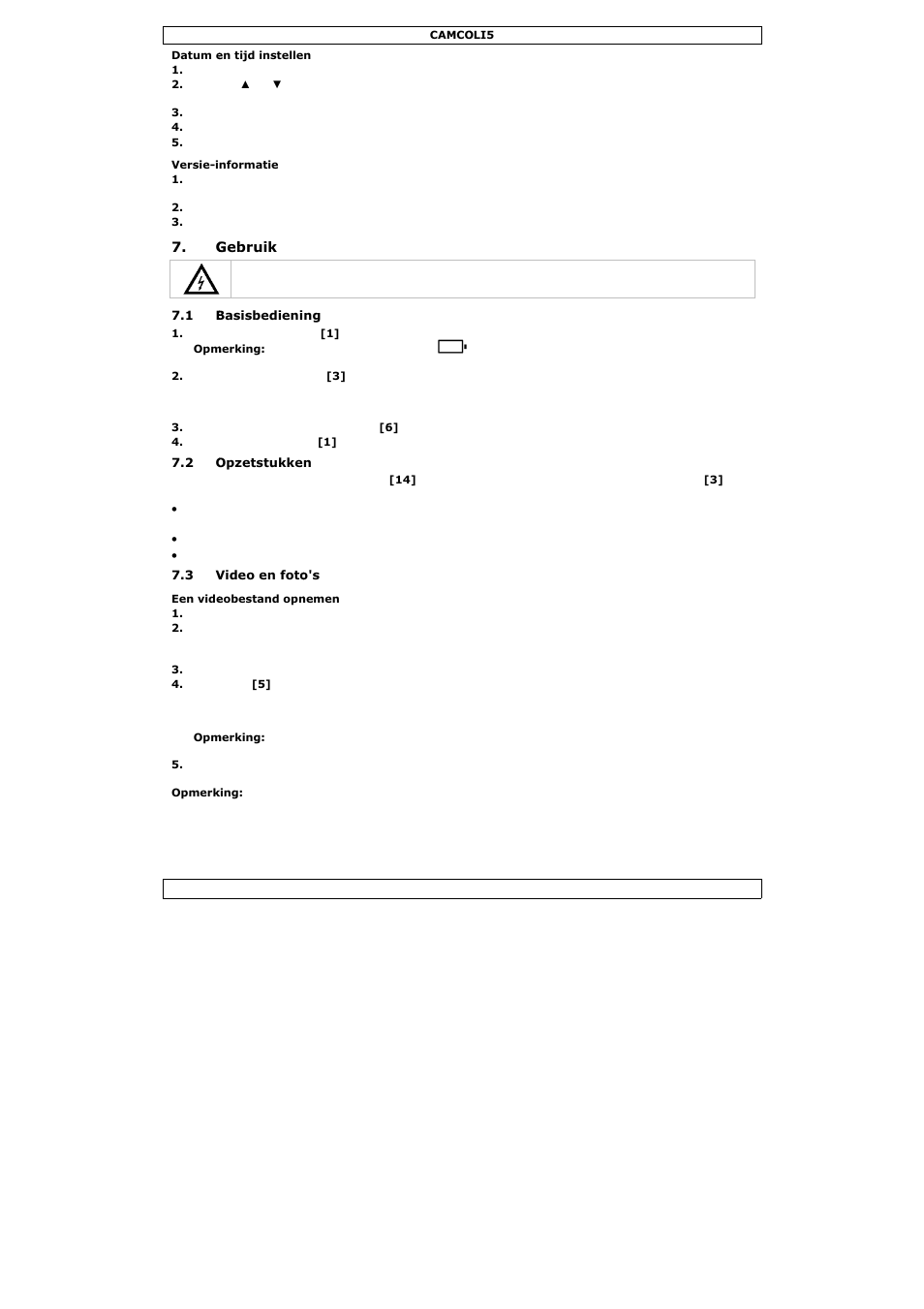 Velleman CAMCOLI5 User Manual | Page 12 / 37