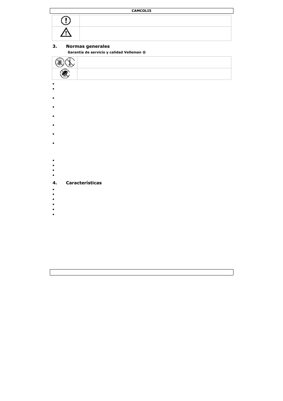 Velleman CAMCOLI5 User Manual | Page 23 / 37