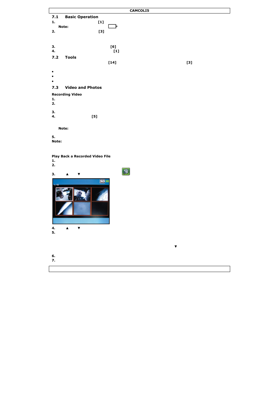 Velleman CAMCOLI5 User Manual | Page 6 / 37