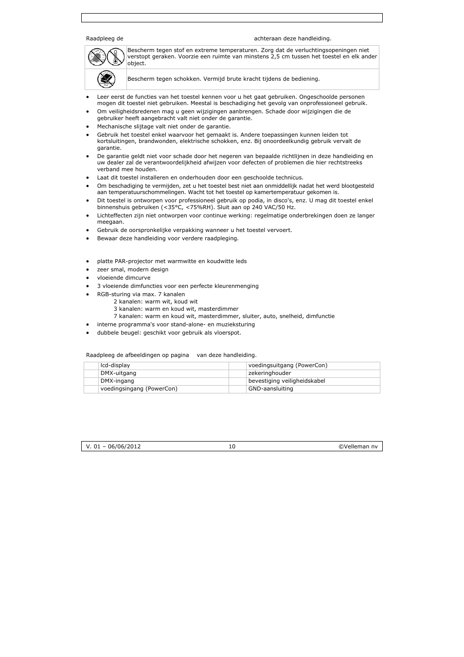 Velleman LX102 User Manual | Page 10 / 37