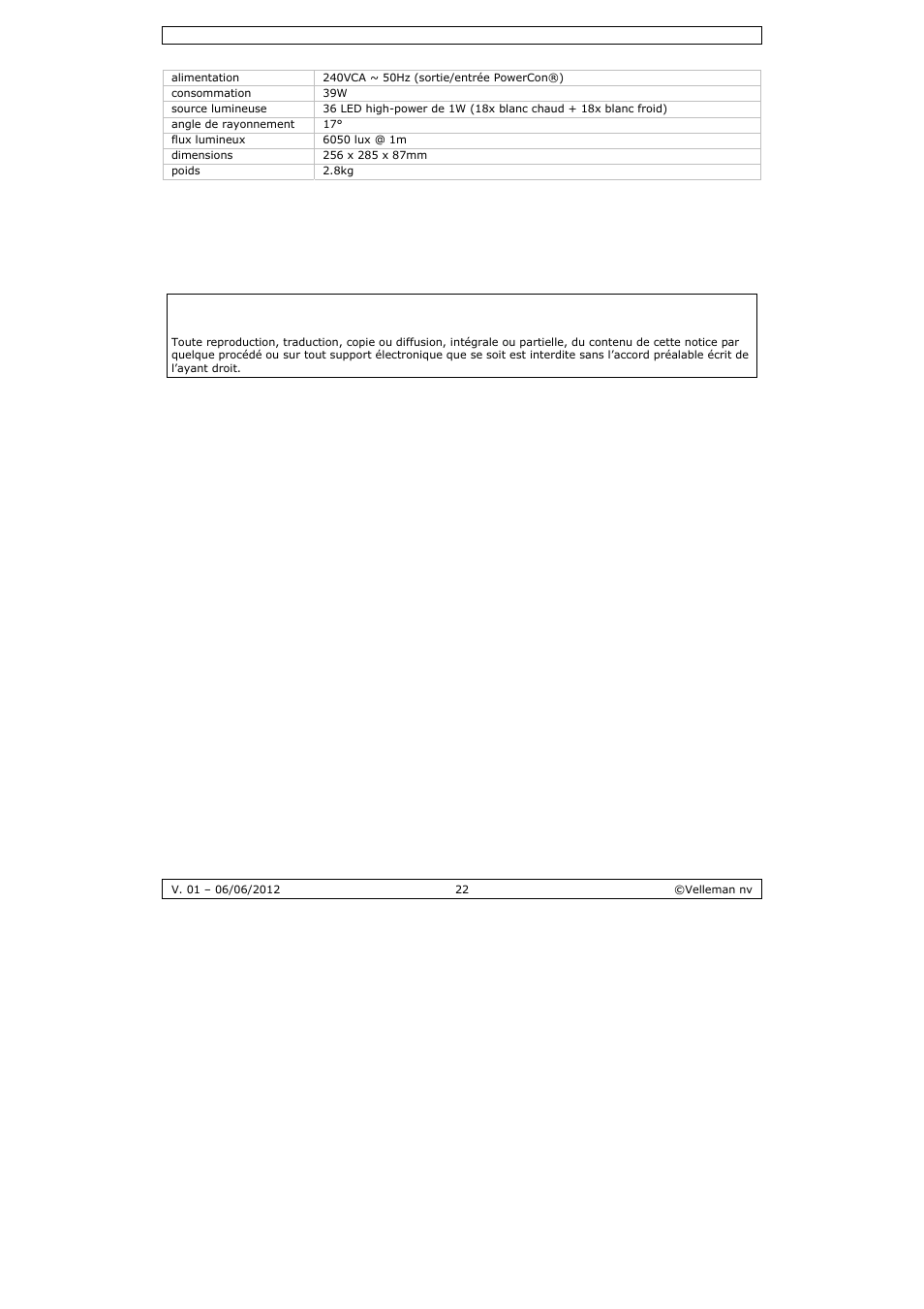 Velleman LX102 User Manual | Page 22 / 37