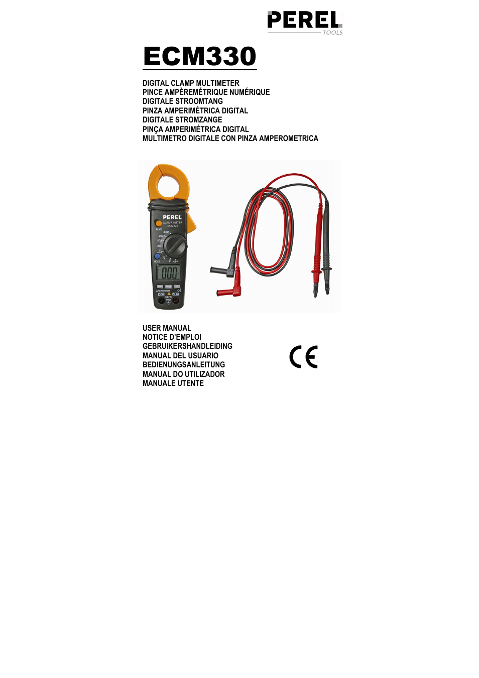 Velleman ECM330 User Manual | 36 pages