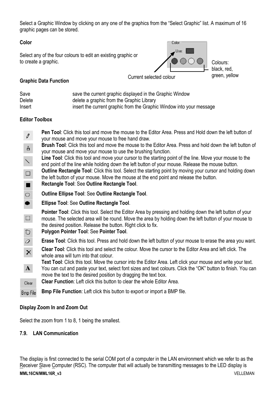 Velleman MML16CN User Manual | Page 10 / 76