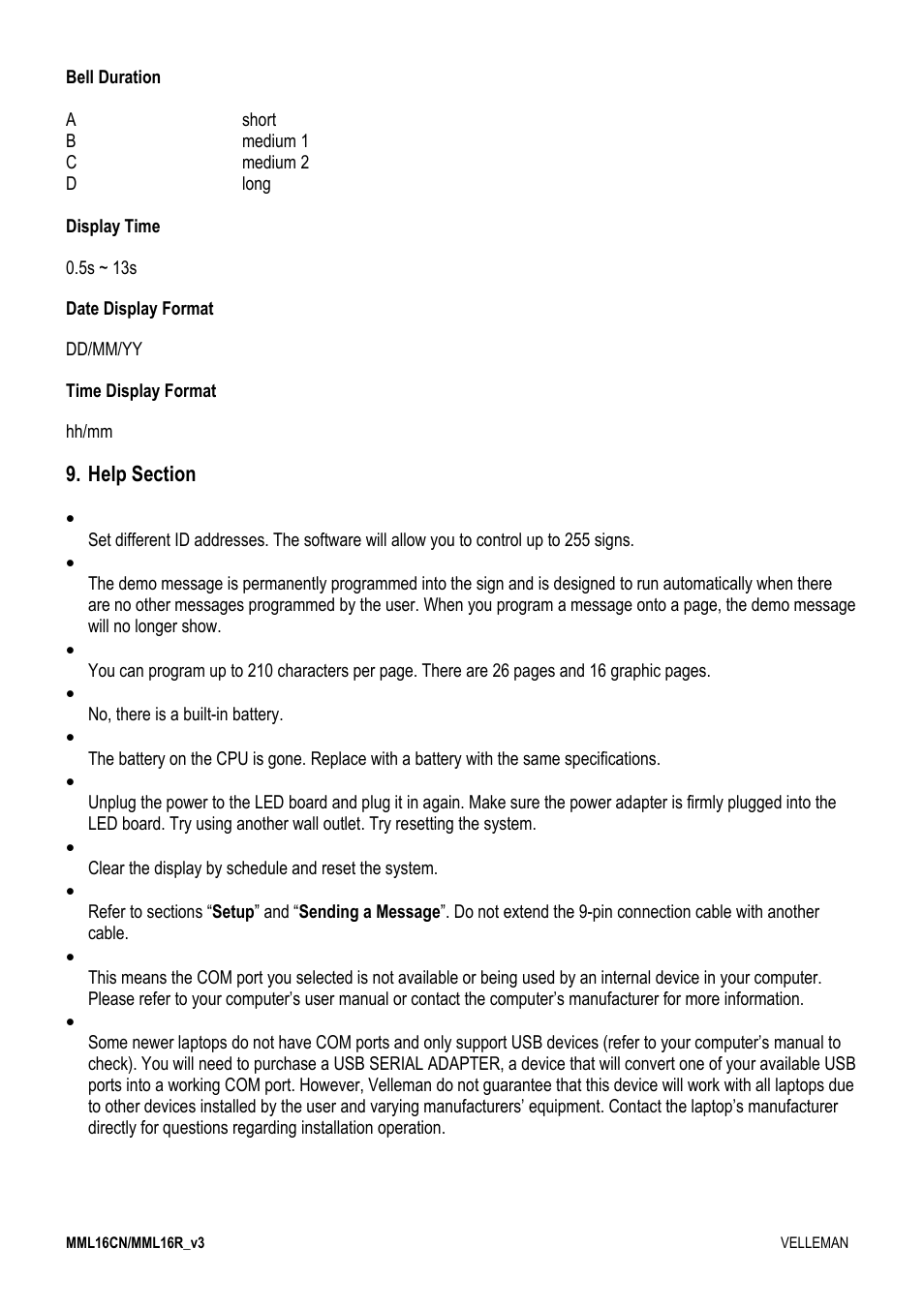 Velleman MML16CN User Manual | Page 15 / 76