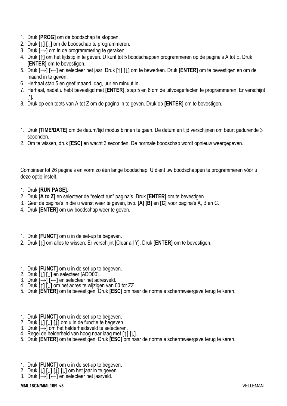 Velleman MML16CN User Manual | Page 19 / 76