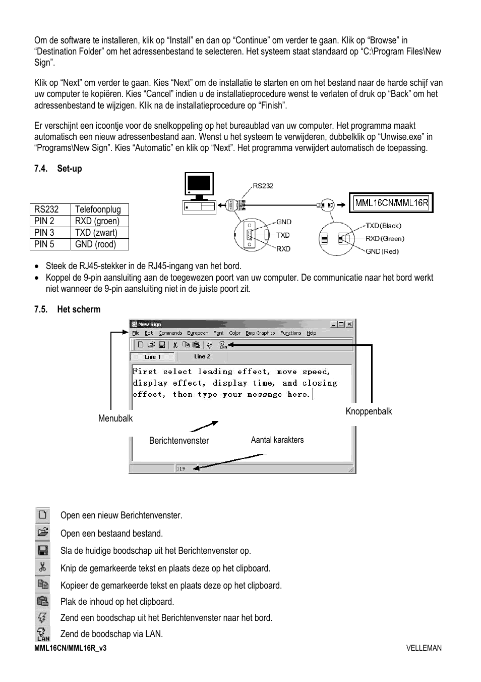 Velleman MML16CN User Manual | Page 21 / 76