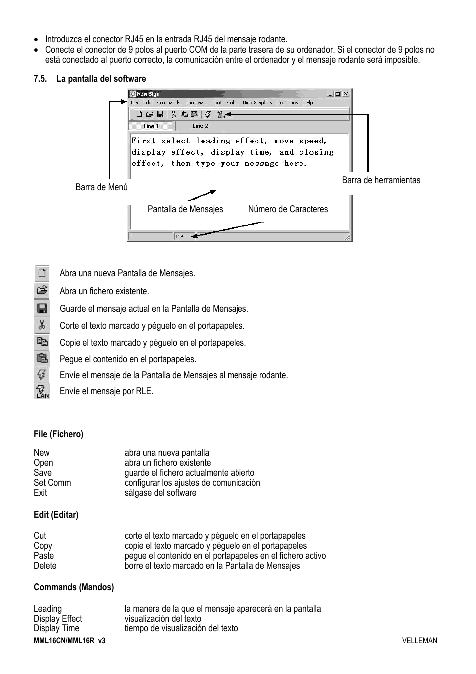 Velleman MML16CN User Manual | Page 50 / 76