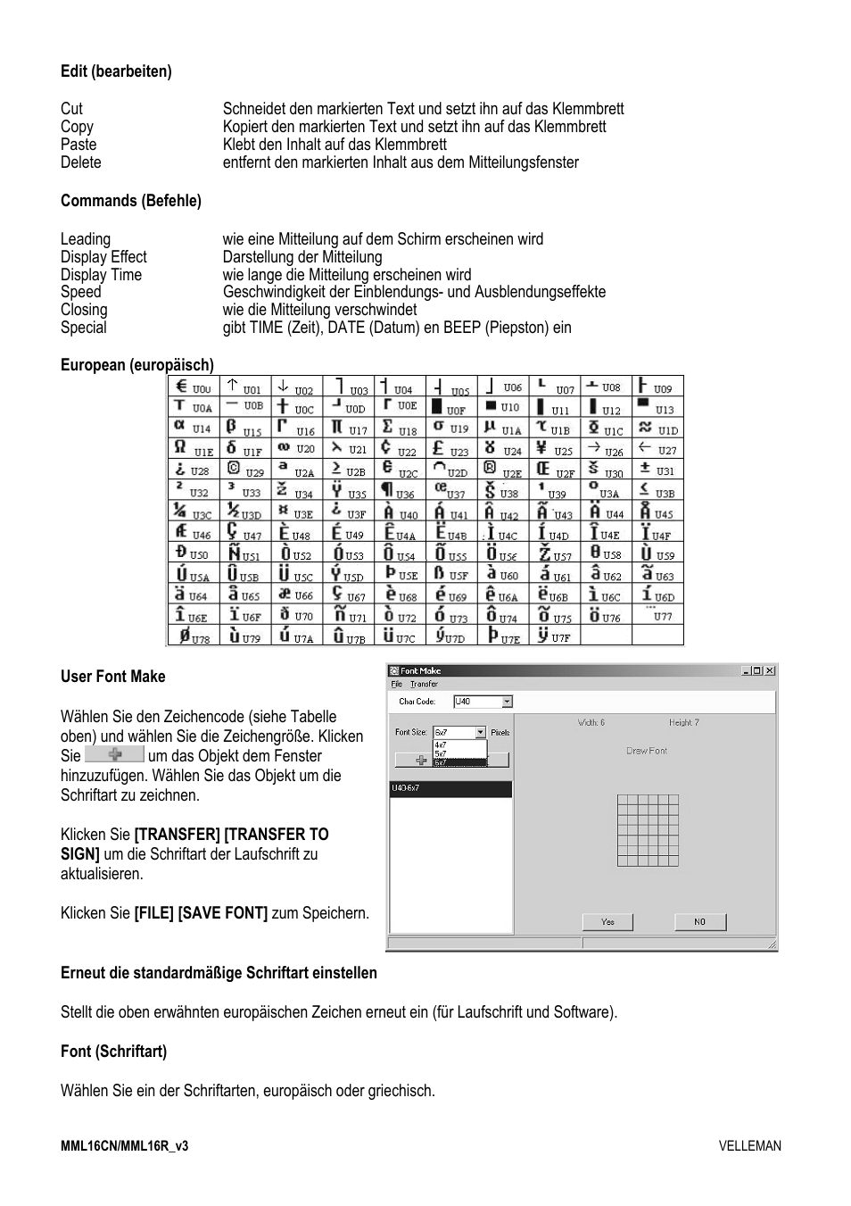 Velleman MML16CN User Manual | Page 66 / 76
