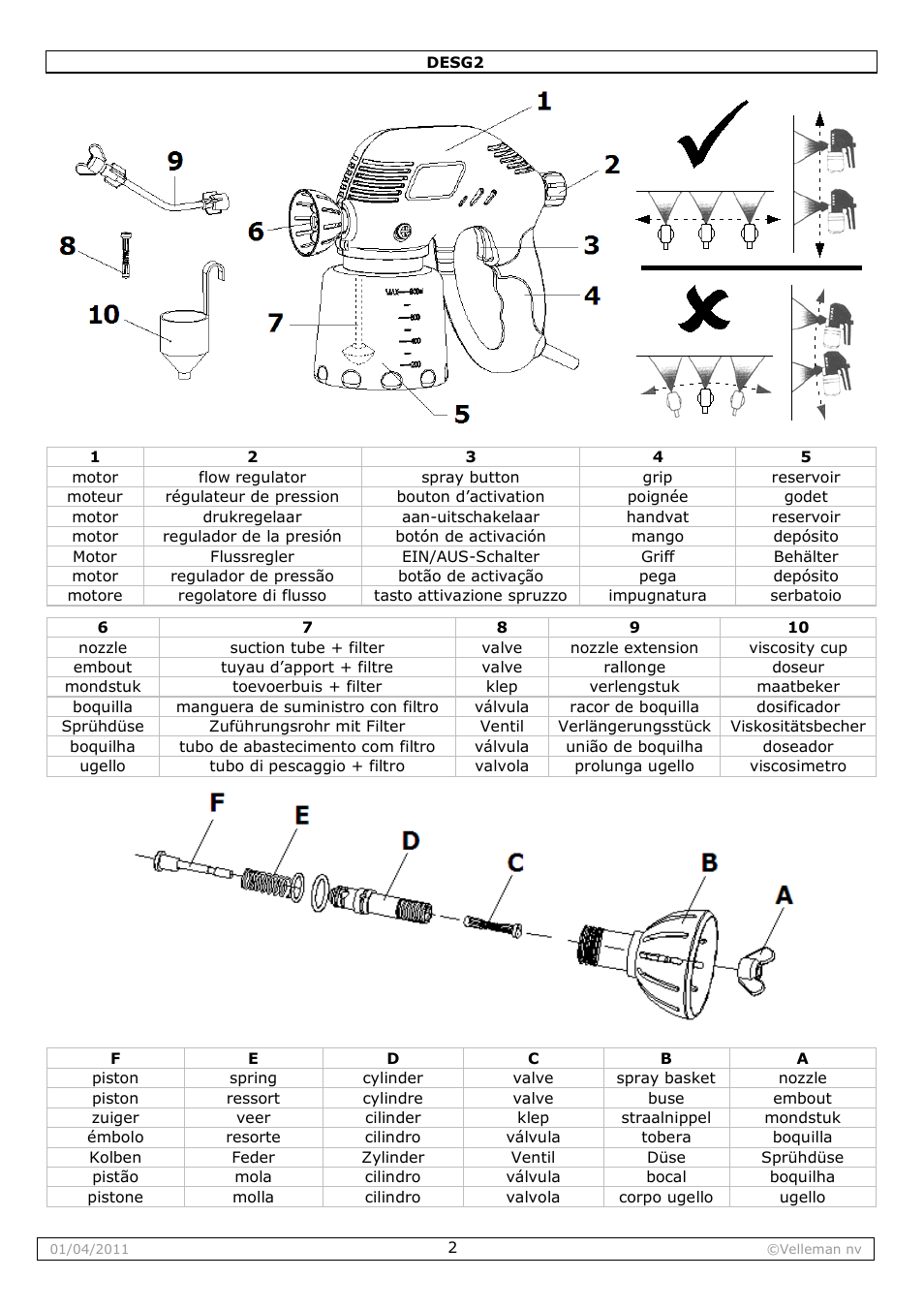 Velleman DESG2 User Manual | Page 2 / 26
