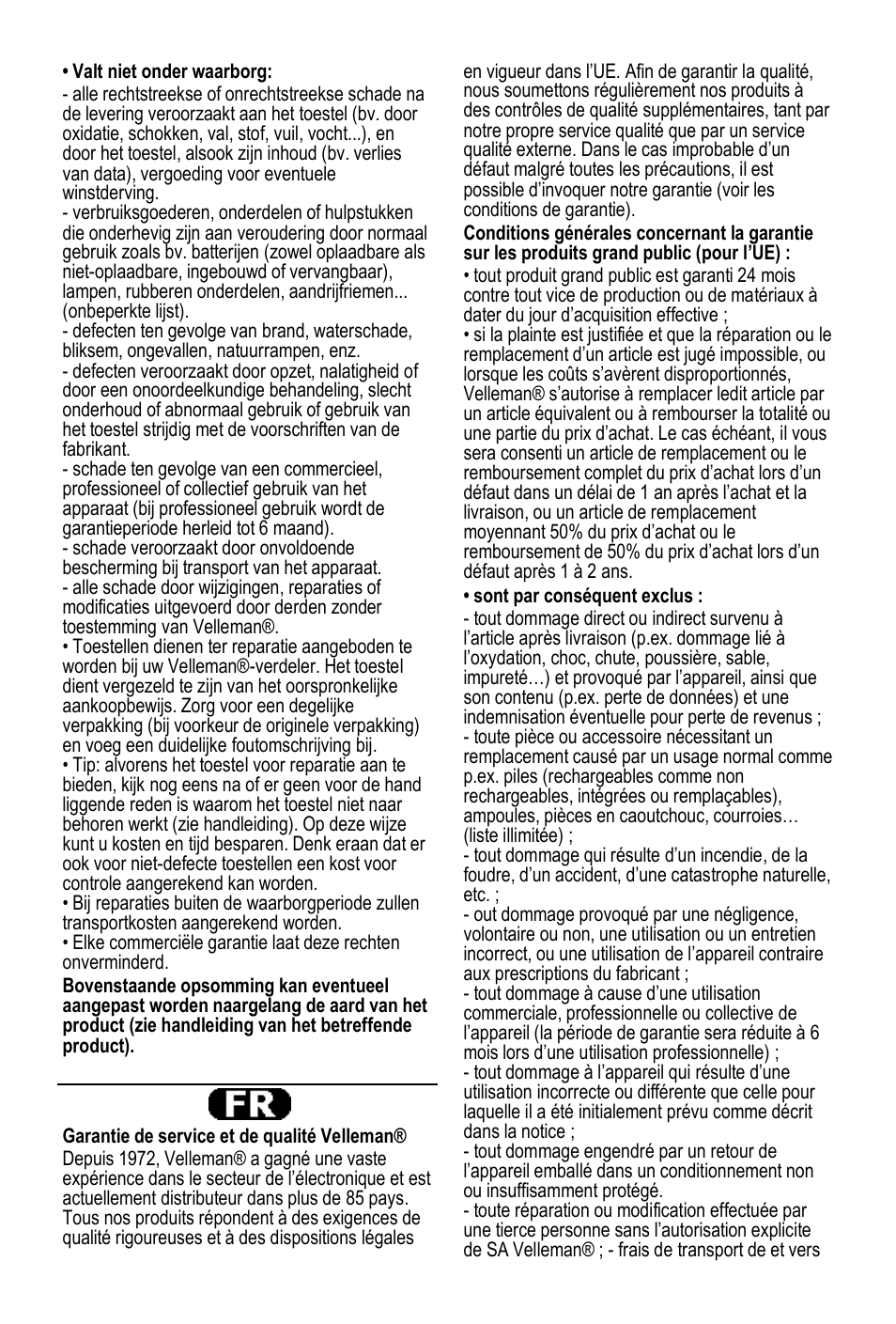 Velleman CAMIP15 User Manual | Page 60 / 62
