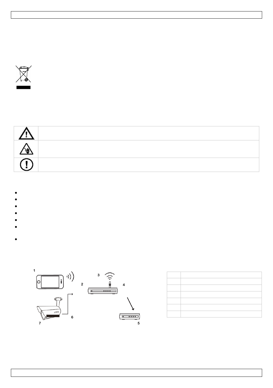 Guide d’installation rapide, Introduction, Consignes de sécurité | Directives générales, Description | Velleman CAMIP13 User manual User Manual | Page 14 / 33