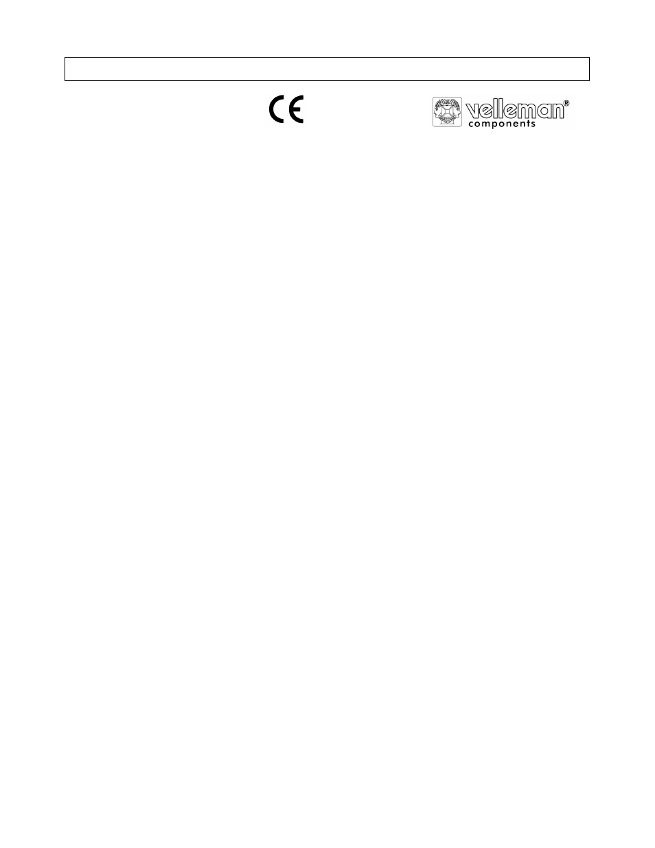 Velleman DVM1326 User Manual | 9 pages