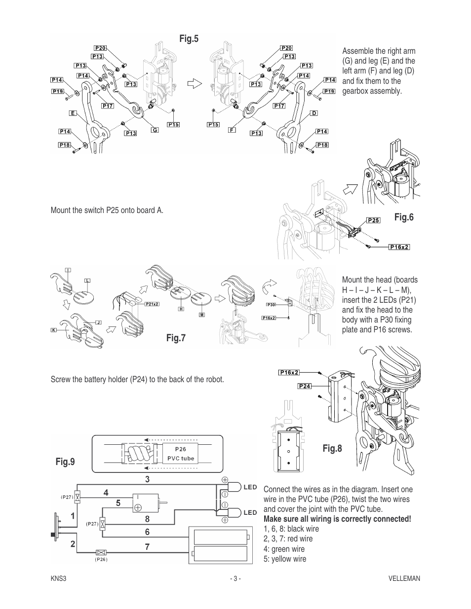 Velleman KNS3 User Manual | Page 3 / 9