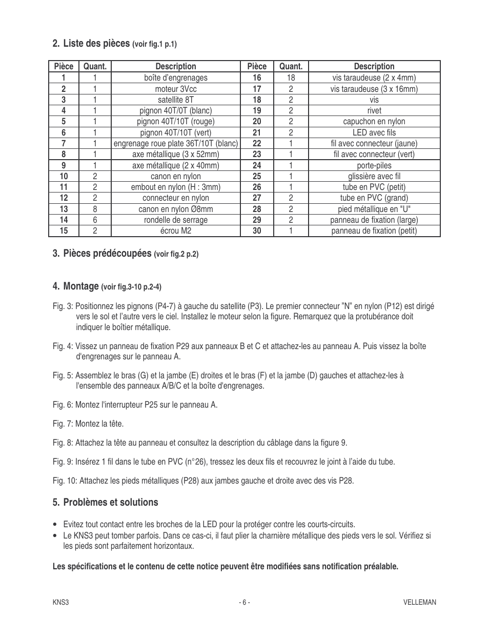 Velleman KNS3 User Manual | Page 6 / 9