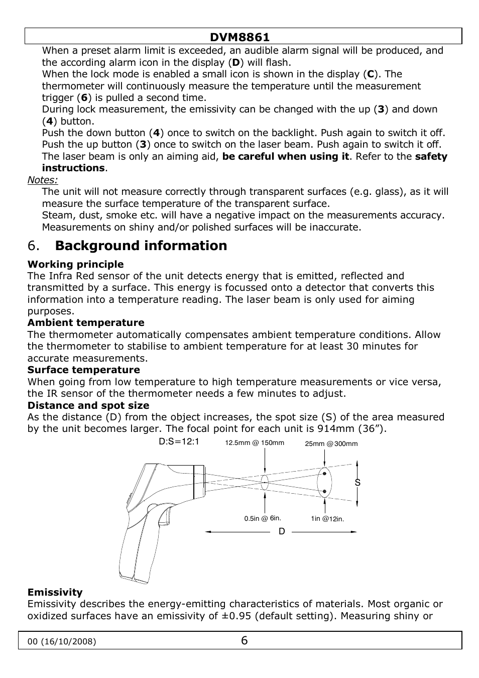 Background information | Velleman DVM8861 User Manual | Page 6 / 32