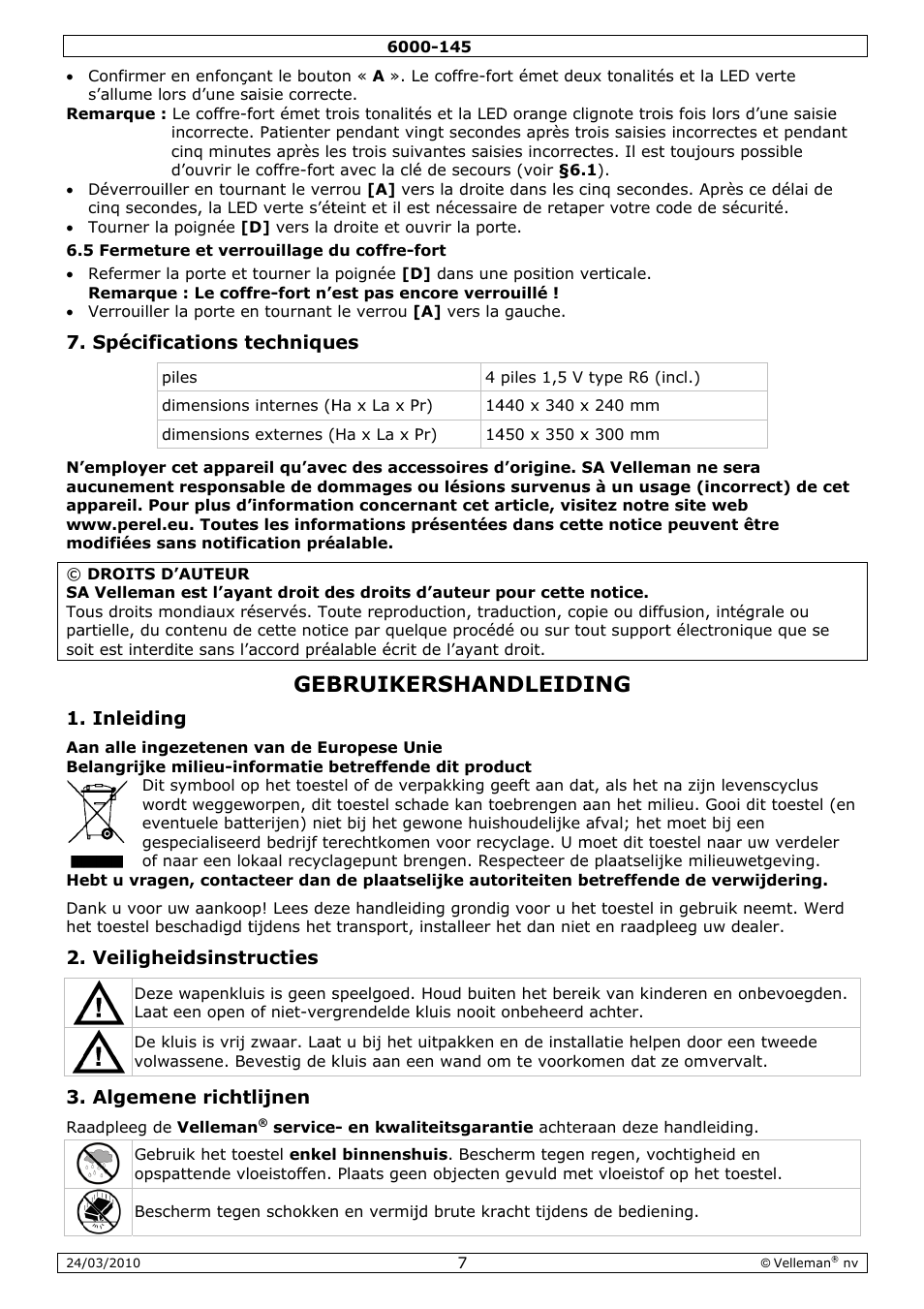 Bruike, Ershan, Ndleidi | Velleman 6000-145 User Manual | Page 7 / 19