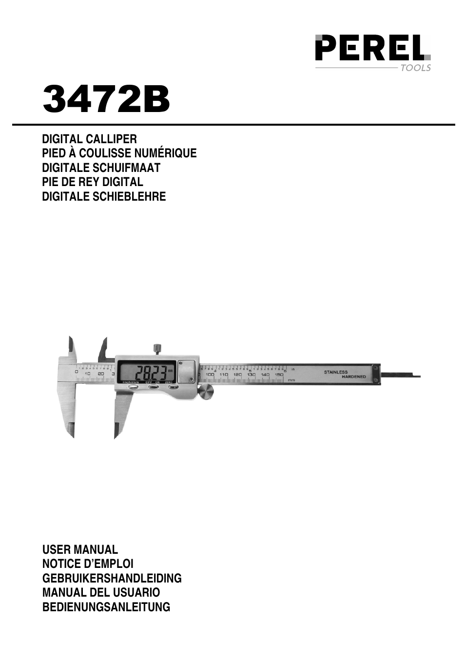 Velleman 3472B User Manual | 8 pages