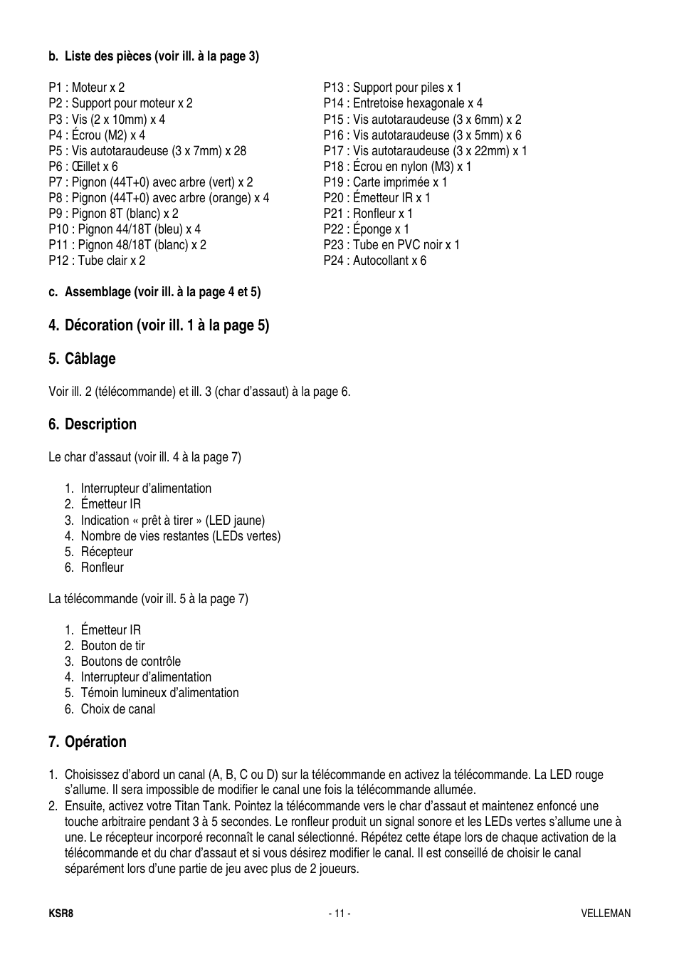 Velleman KSR8 User Manual | Page 11 / 16