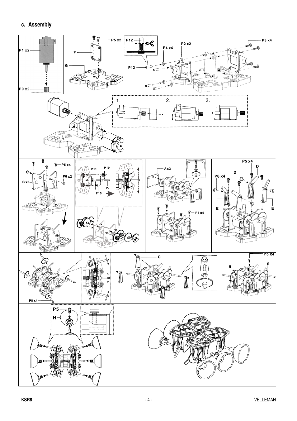 Velleman KSR8 User Manual | Page 4 / 16
