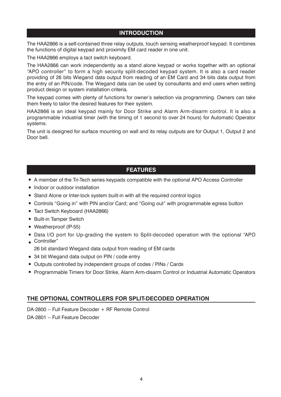 Velleman HAA2866 User Manual | Page 5 / 47