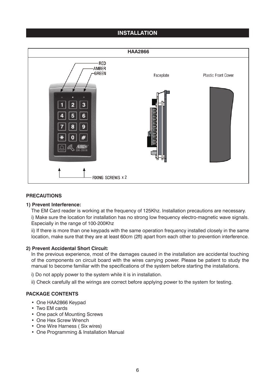 Velleman HAA2866 User Manual | Page 7 / 47
