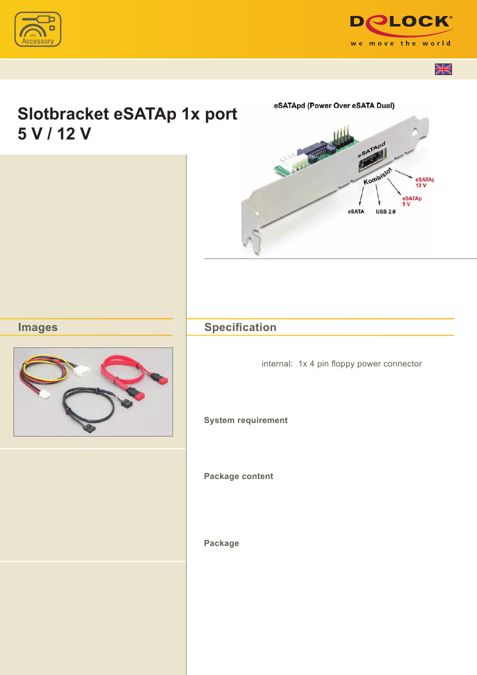 DeLOCK 61797 User Manual | 1 page